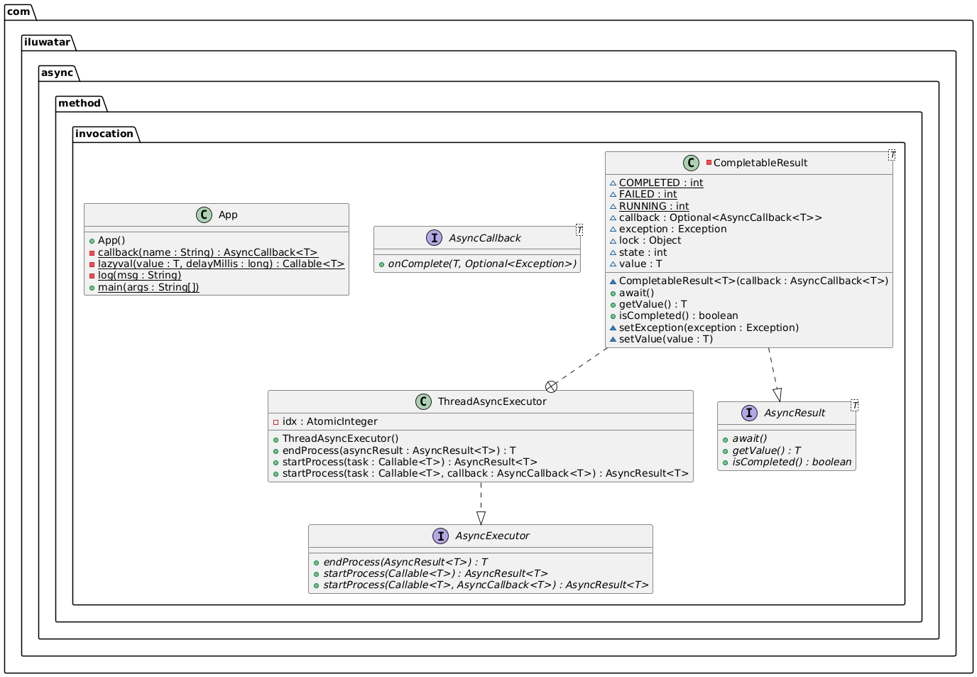 Async Method Invocation